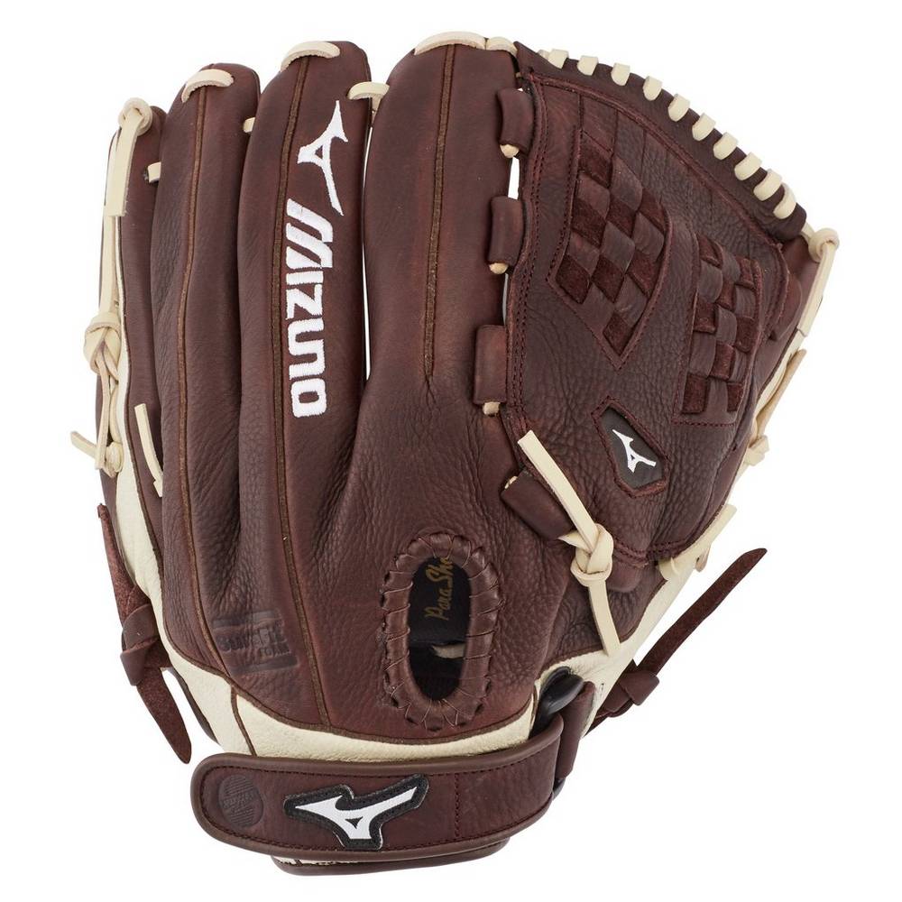 Mizuno Frachise Series Fastpitch 12.5" Női Kesztyű Kávé/Titán RPK892073